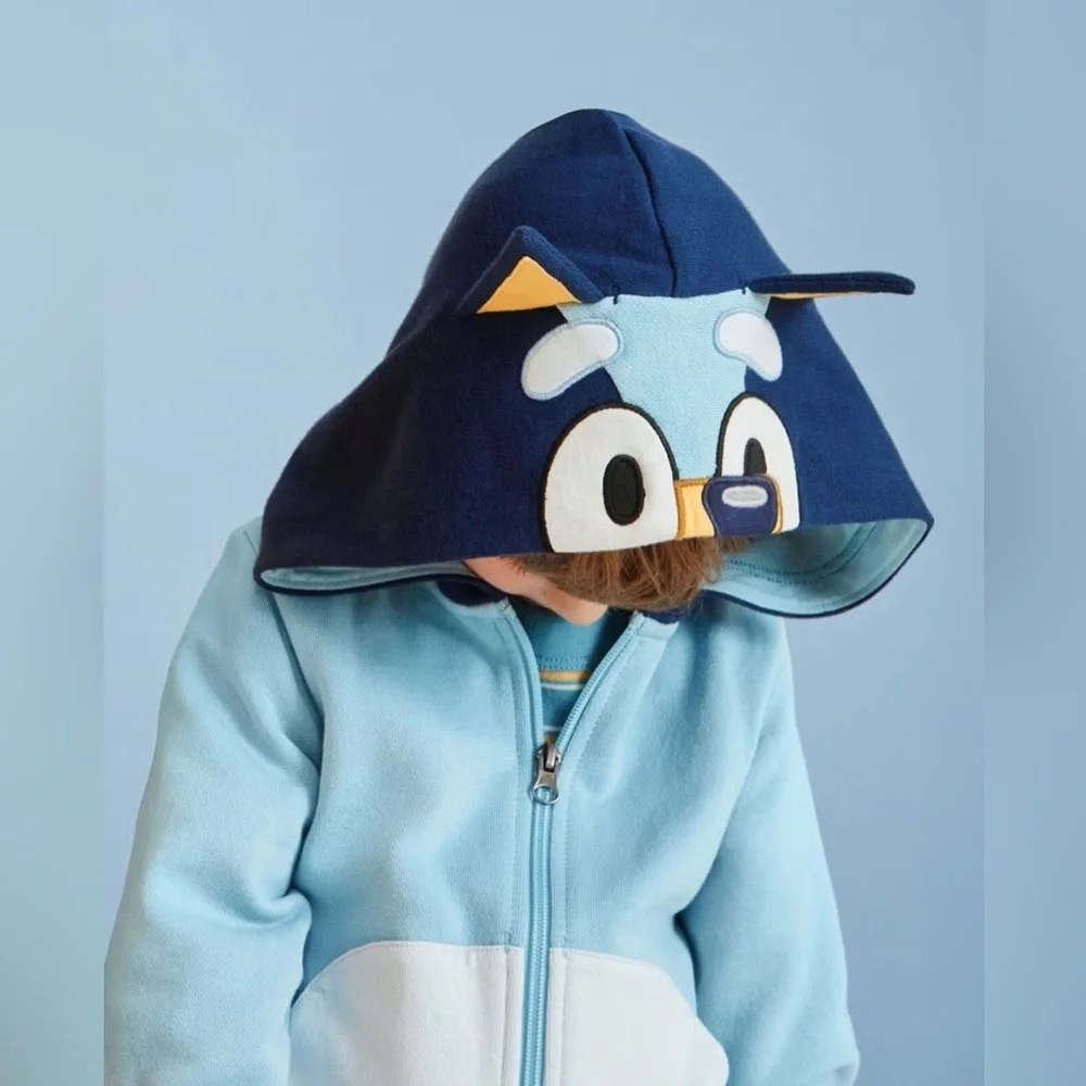 Hanna Andersson Bluey Zip Up Hoodie